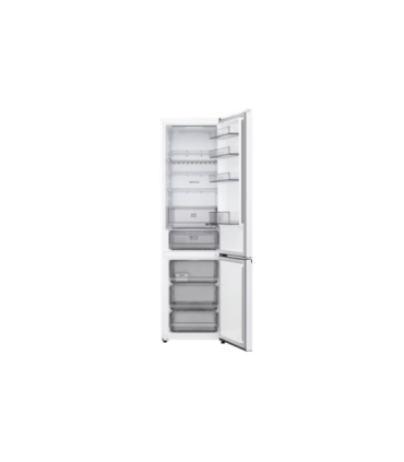 LG GBBS322CSW Refrigerator, C, Free-standing, Combi, Height 2.03 m, Net fridge 262 L, Net freezer 113 L, White