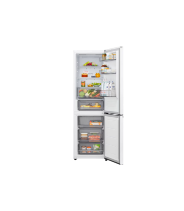 LG GBBSJ10ESW Refrigerator, E, Free-standing, Combi, Height 1.86 m, Net fridge 220 L, Net freezer 113 L, White