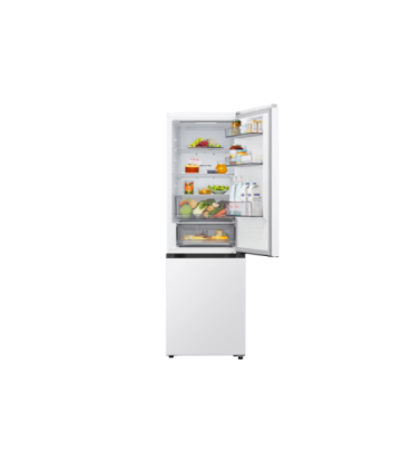 LG GBBSJ10ESW Refrigerator, E, Free-standing, Combi, Height 1.86 m, Net fridge 220 L, Net freezer 113 L, White