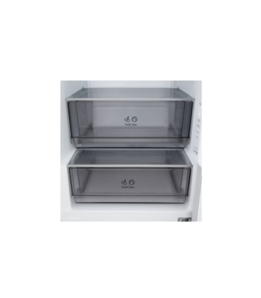 LG GBBSJ10ESW Refrigerator, E, Free-standing, Combi, Height 1.86 m, Net fridge 220 L, Net freezer 113 L, White