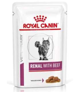 ROYAL CANIN Vet Renal Feline with Beef Wet cat food Chunks in sauce Chicken, Pork, Beef 12x85 g