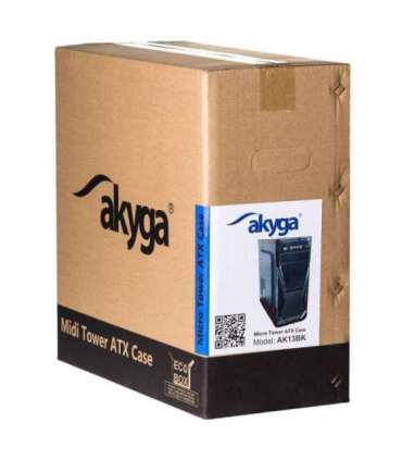 Akyga AK13BK computer case Micro Tower Black