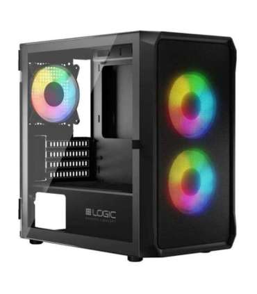 Logic PORTOS ARGB MINI USB 3.0 Case Black