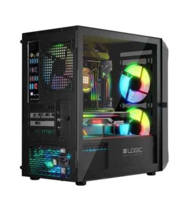 Logic PORTOS ARGB MINI USB 3.0 Case Black