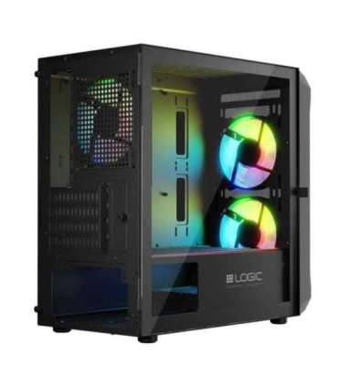 Logic PORTOS ARGB MINI USB 3.0 Case Black