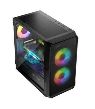 Logic PORTOS ARGB MINI USB 3.0 Case Black