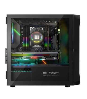 Logic PORTOS ARGB MINI USB 3.0 Case Black