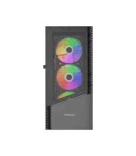 Gembird CCC-FC-4300 Gaming ATX Computer Case Fornax 4300, ARBG backlight, black