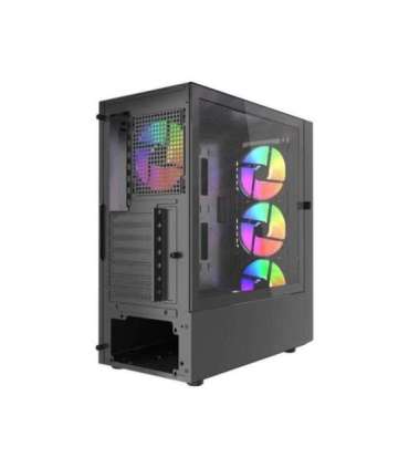 Gembird CCC-FC-4300 Gaming ATX Computer Case Fornax 4300, ARBG backlight, black