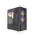 Gembird CCC-FC-4300 Gaming ATX Computer Case Fornax 4300, ARBG backlight, black