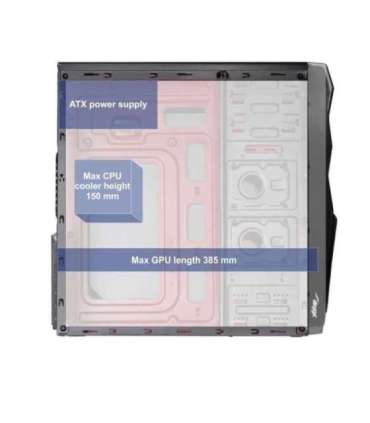 Akyga ' ak995bk PC"ATX Nero Midi Tower Black