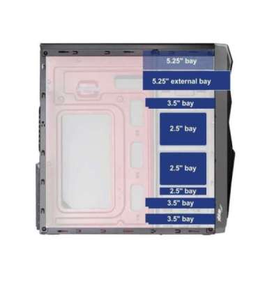 Akyga ' ak995bk PC"ATX Nero Midi Tower Black