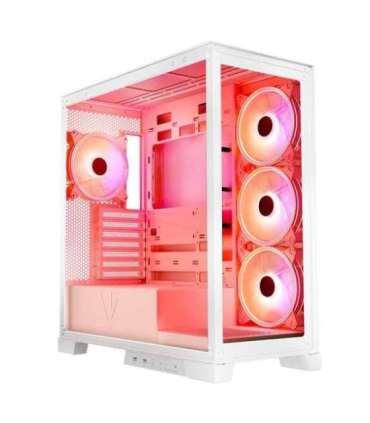 Modecom Volcano SPACE APEX ARGB MIDI Midi Tower White