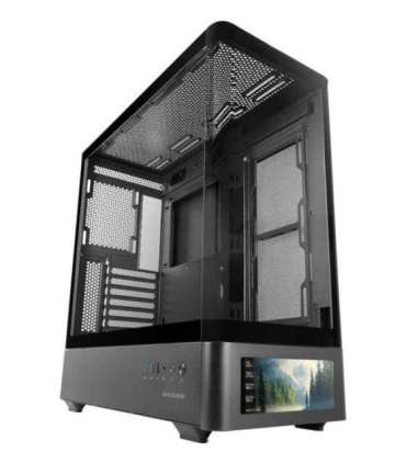 Mars Gaming MCLCDPRO computer case Midi Tower Black