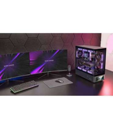 Mars Gaming MCLCDPRO computer case Midi Tower Black