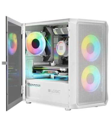 Logic PORTOS ARGB MINI USB 3.0 Case White