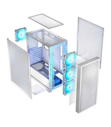 Logic DART PRO ARGB MIDI USB-C PC Case White