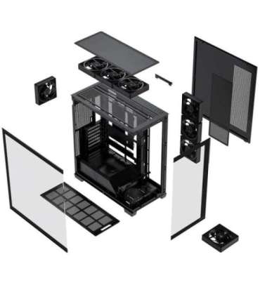 MODECOM VOLCANO STELLAR PLUS ARGB MIDI 8F BLACK