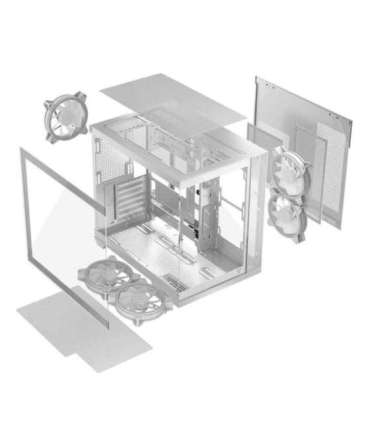 MODECOM  HOUSING VOLCANO PANORAMA ARGB 5F MIDI WHITE