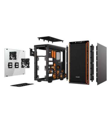 be quiet! Pure Base 600 Window Midi Tower Black, Orange