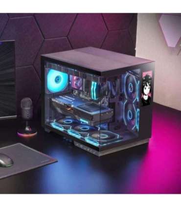 Mars Gaming MCMIRAGE computer case Midi Tower Black