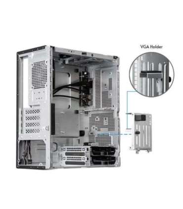 Chieftec Midi Tower BS-20B-OP, Schwarz o.NT Black