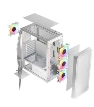 Logic PORTOS ARGB MINIDI USB 3.0 Case White