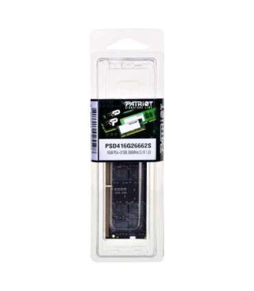 Patriot Memory PSD416G26662S memory module 16 GB DDR4 2666 MHz