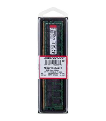 Kingston RDIMM 64GB DDR4 2Rx4 Micron F Rambus 3200MHz PC4-25600 KSM32RD4/64MFR