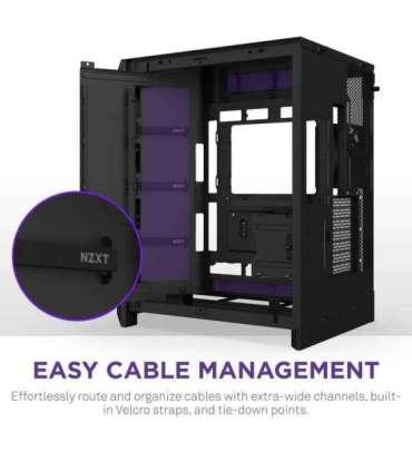 Case|NZXT|ATX/micro ATX/Mini-ITX/EATX|Black|Midi Tower|PC|CM-H92FB-01