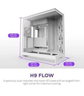 Case|NZXT|ATX/micro ATX/Mini-ITX/EATX|White|Midi Tower|PC|CM-H92FW-01