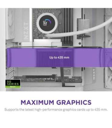 Case|NZXT|ATX/micro ATX/Mini-ITX/EATX|White|Midi Tower|PC|CM-H92FW-01