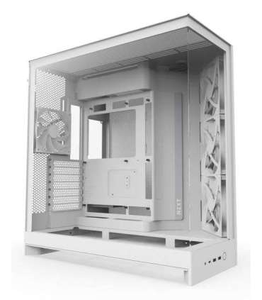 Case|NZXT|ATX/micro ATX/Mini-ITX/EATX|White|Midi Tower|PC|CM-H92FW-01