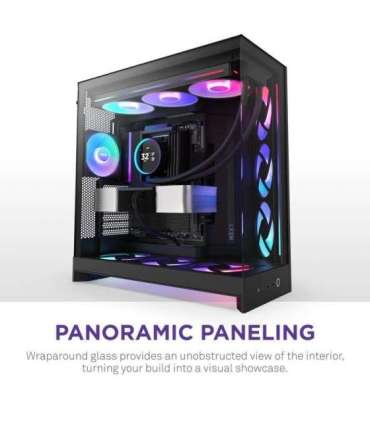 Case|NZXT|ATX/micro ATX/Mini-ITX/EATX|Black|Midi Tower|PC|CM-H92FB-R1