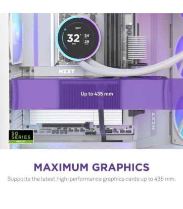 Case|NZXT|ATX/micro ATX/Mini-ITX/EATX|White|Midi Tower|PC|CM-H92FW-R1