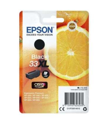 Epson Ink Premium Black Schwarz XL No 33 Epson33 Epson 33 (C13T33514012)