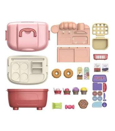 WOOPIE Cukiernia Lodziarnia 2w1 Sklep Walizka 22 el.