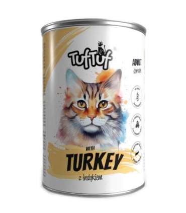 TUF TUF Meal with turkey - wet cat food - 400g