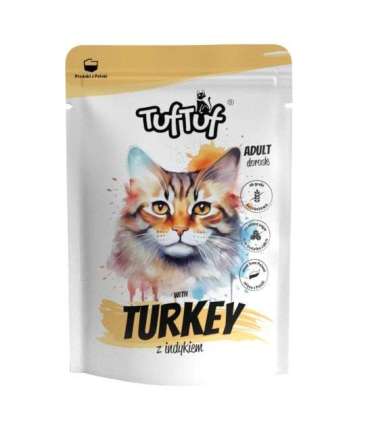 TUF TUF with turkey - wet cat food - 100g