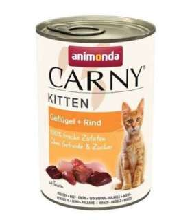 ANIMONDA Carny Kitten Beef with poultry - wet cat food - 400g