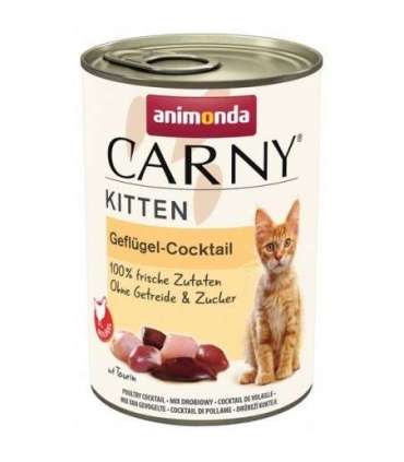 ANIMONDA Cat Carny Kitten Cocktail with poultry - wet cat food- 400g