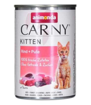 ANIMONDA Carny Kitten Beef Turkey - wet cat food - 400 g