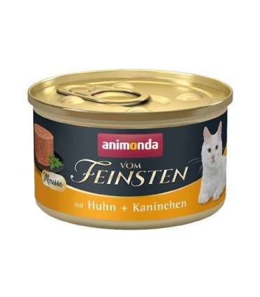 ANIMONDA Vom Feinsten Mousse Chicken and rabbit - wet cat food - 85g