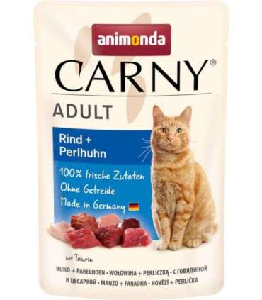 ANIMONDA Carny Adult Beef and guinea fowl - wet cat food - 85g