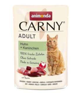 ANIMONDA Carny Adult Chicken and rabbit - wet cat food - 85g