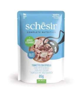 SCHESIR in jelly Tuna with seabass - wet cat food - 85 g