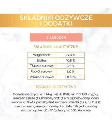 PURINA Gourmet Gold Mousse with salmon - wet cat food - 85g