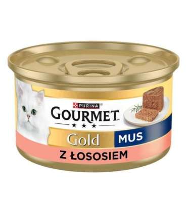 PURINA Gourmet Gold Mousse with salmon - wet cat food - 85g