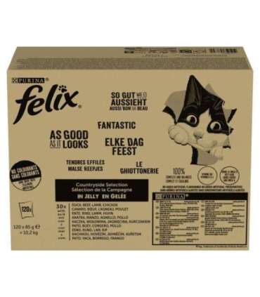 PURINA Felix Countryside Selection - wet cat food - 120x85g