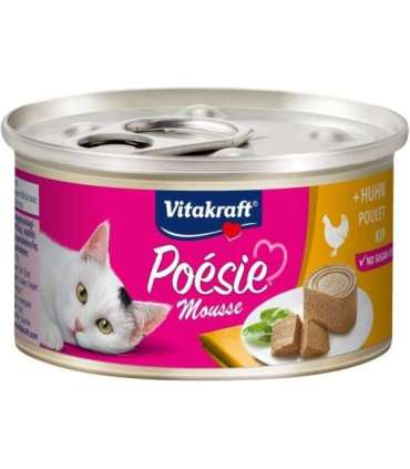 VITAKRAFT POESIE mousse chicken - wet cat food - 85 g
